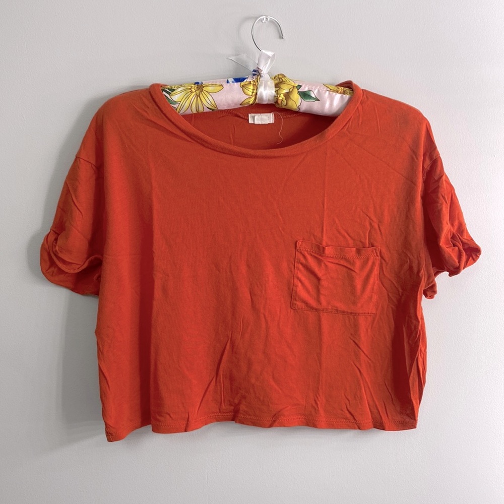 Orange crop top- garage
